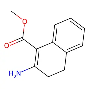Methyl 2-amino-3,4-dihydronaphthalene-1-carboxylate structure