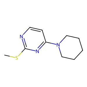 2-(Methylsulfanyl)-4-(piperidin-1-yl)pyrimidine structure
