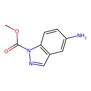 methyl 5-amino-1H-indazole-1-carboxylate structure