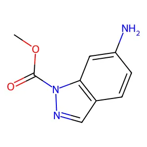 methyl 6-amino-1H-indazole-1-carboxylate structure