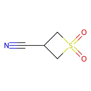 1,1-二氧代-1λ6-硫杂环丁烷-3-甲腈 structure