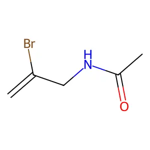N-(2-溴烯丙基)乙酰胺 structure
