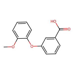 3-(2-甲氧基苯氧基)苯甲酸 structure