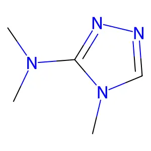 N,N,4-三甲基-4H-1,2,4-三唑-3-胺 structure