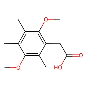 2-(2,5-二甲氧基-3,4,6-三甲基苯基)乙酸 structure