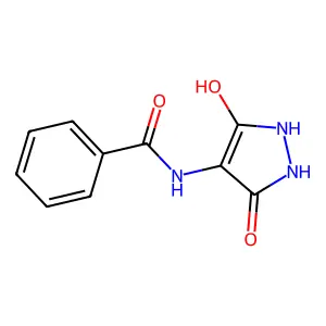 N-(2,3-Dihydro-5-hydroxy-3-oxo-1H-pyrazol-4-YL)benzamide structure