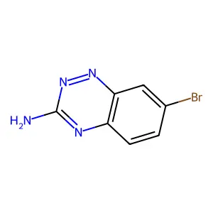 3-Amino-7-bromo-1,2,4-benzotriazine structure
