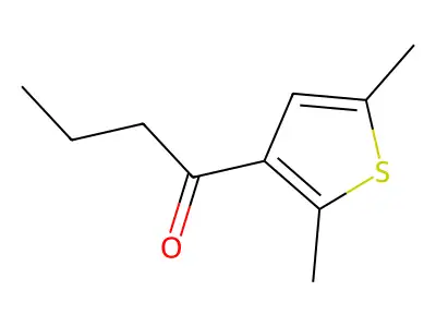 1-(2,5-Dimethylthiophen-3-yl)butan-1-one structure