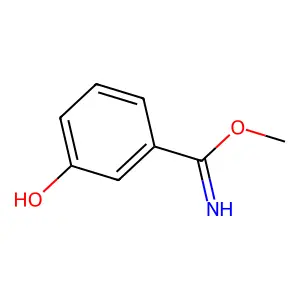 Methyl 3-hydroxybenzenecarboximidate structure