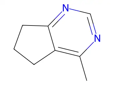 4-methyl-6,7-dihydro-5H-cyclopenta[d]pyrimidine structure