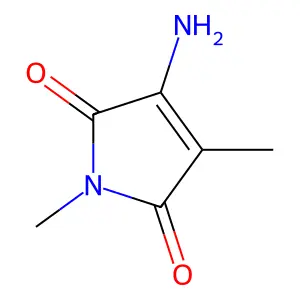 3-amino-1,4-dimethyl-1H-pyrrole-2,5-dione structure
