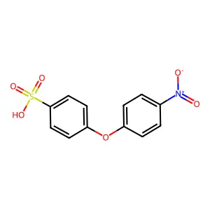 4-(4-Nitrophenoxy)benzenesulfonic acid structure