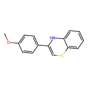 4H-1,4-Benzothiazine, 3-(4-methoxyphenyl)- structure