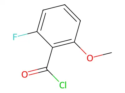 2-Fluoro-6-methoxybenzoyl chloride structure