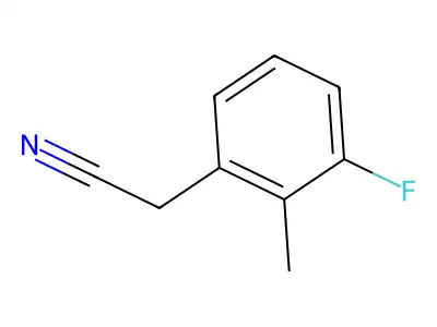 2-(3-Fluoro-2-methylphenyl)acetonitrile structure