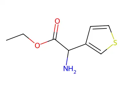 Ethyl 2-amino-2-(thiophen-3-YL)acetate structure
