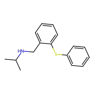 N-(1-甲基乙基)-2-(苯硫基)苯甲胺 structure