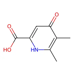4-羟基-5,6-二甲基吡啶-2-甲酸 structure