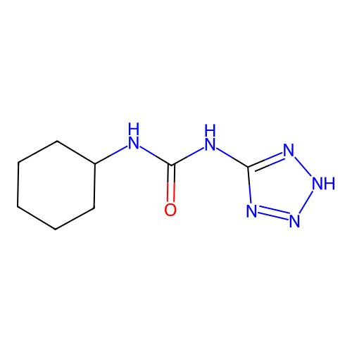 1-cyclohexyl-3-(1H-tetrazol-5-yl)urea structure
