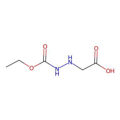 2-(2-Ethoxycarbonylhydrazinyl)acetic acid structure