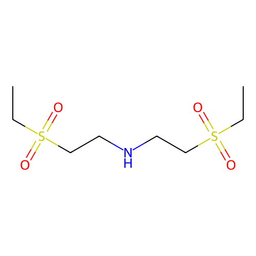 Bis-(2-ethanesulfonyl-ethyl)-amine structure