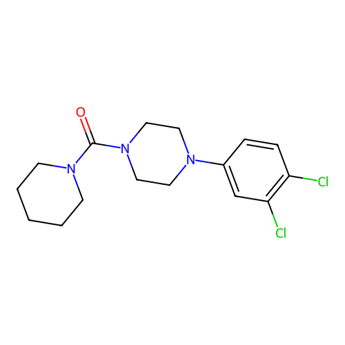 (4-(3,4-Dichlorophenyl)piperazin-1-yl)(piperidin-1-yl)methanone structure