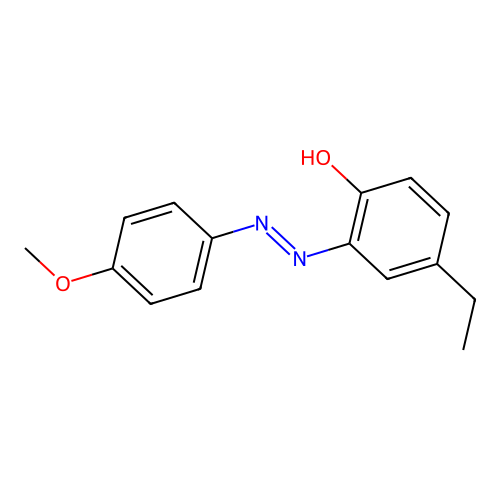 4-Ethyl-2-[(4-methoxyphenyl)diazenyl]phenol structure