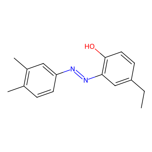 2-[(3,4-Dimethylphenyl)diazenyl]-4-ethylphenol structure