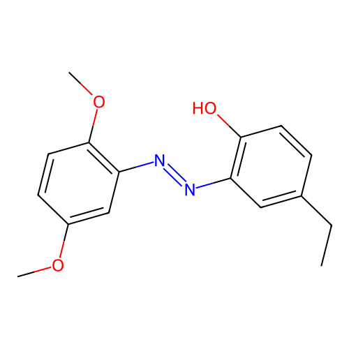 2-[(2,5-Dimethoxyphenyl)diazenyl]-4-ethylphenol structure