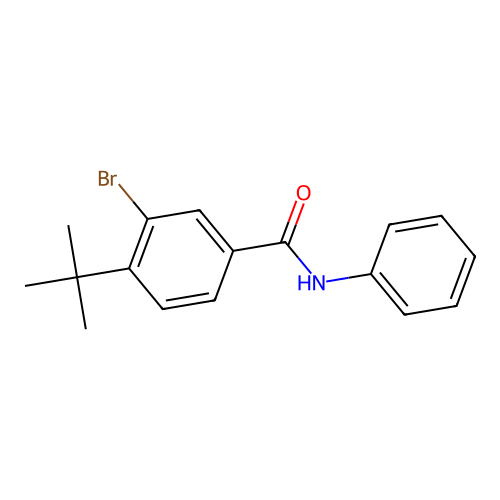 3-bromo-4-tert-butyl-N-phenylbenzamide structure