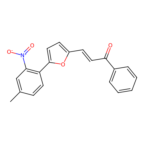 3-[5-(4-Methyl-2-nitrophenyl)furan-2-yl]-1-phenylprop-2-en-1-one structure