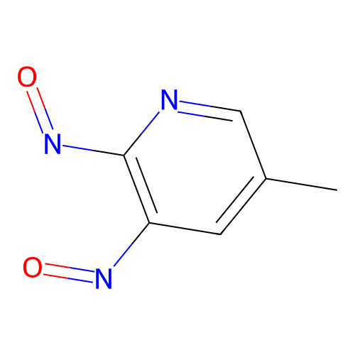 5,6-Dinitroso-3-picoline structure