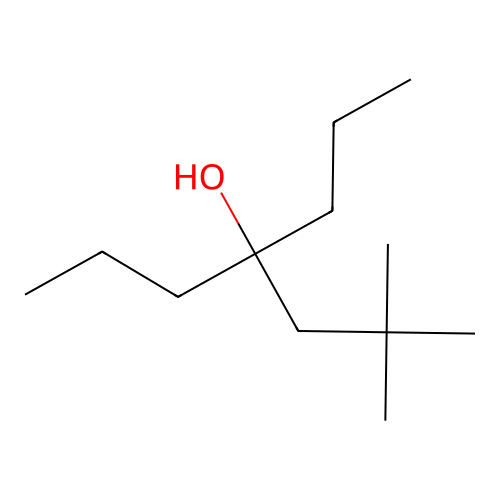2,2-Dimethyl-4-propyl-4-heptanol structure