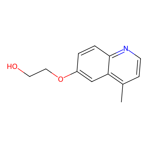 2-(4-Methylquinolin-6-yl)oxyethanol structure