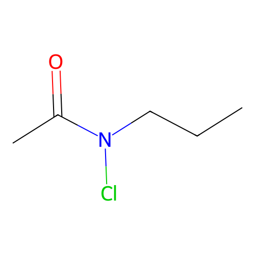 N-chloro-N-propylacetamide structure