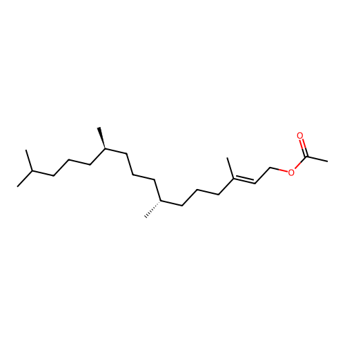 Phytyl acetate structure