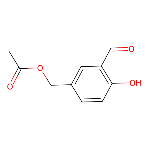 5-[(乙酰氧基)甲基]-2-羟基苯甲醛 structure