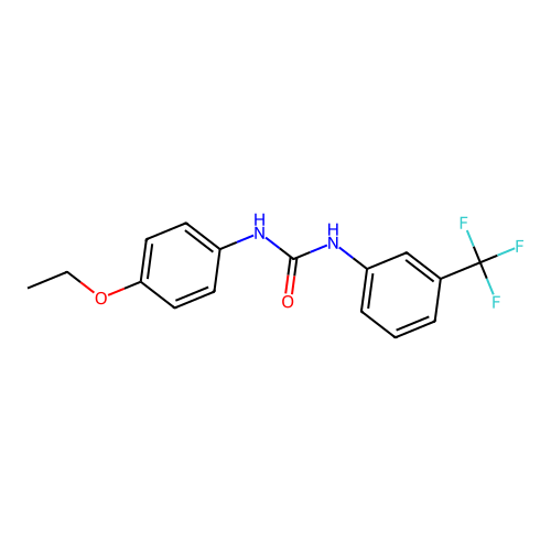 1-(4-Ethoxyphenyl)-3-[3-(trifluoromethyl)phenyl]urea structure
