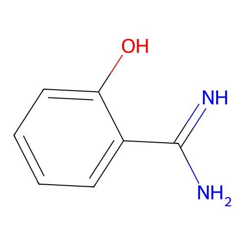Hydroxybenzamidine structure