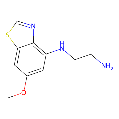 N'-(6-methoxy-1,3-benzothiazol-4-yl)ethane-1,2-diamine structure