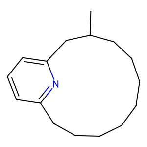 16-Azabicyclo10.3.1hexadeca-1(16),12,14-triene, 3-methyl- structure