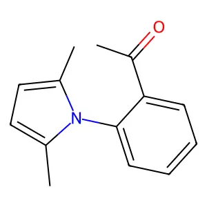 1-[2-(2,5-Dimethyl-1H-pyrrol-1-yl)phenyl]-ethanone structure