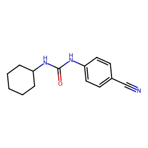 1-(4-Cyanophenyl)-3-cyclohexylurea structure