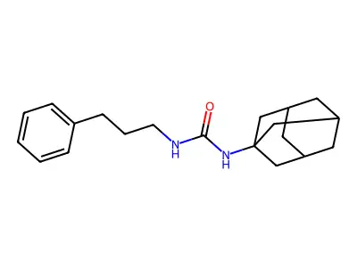 1-(1-Adamantyl)-3-(3-phenylpropyl)urea structure
