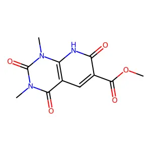 Methyl 1,3-dimethyl-2,4,7-trioxo-1,2,3,4,7,8-hexahydropyrido[2,3-d]pyrimidine-6-carboxylate structure