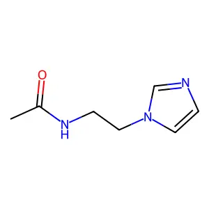 N-[2-(1H-Imidazol-1-yl)ethyl]acetamide structure