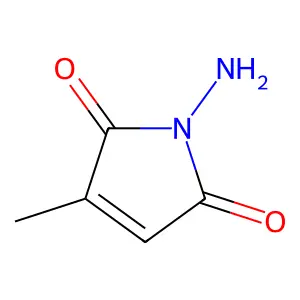 1-Amino-3-methylpyrrole-2,5-dione structure