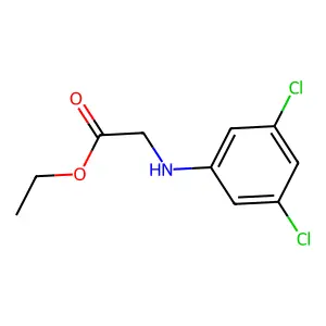 Ethyl 2-[(3,5-dichlorophenyl)amino]acetate structure