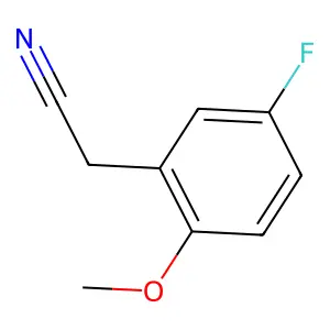 2-(5-Fluoro-2-methoxyphenyl)acetonitrile structure