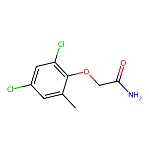 2-(2,4-Dichloro-6-methylphenoxy)acetamide structure
